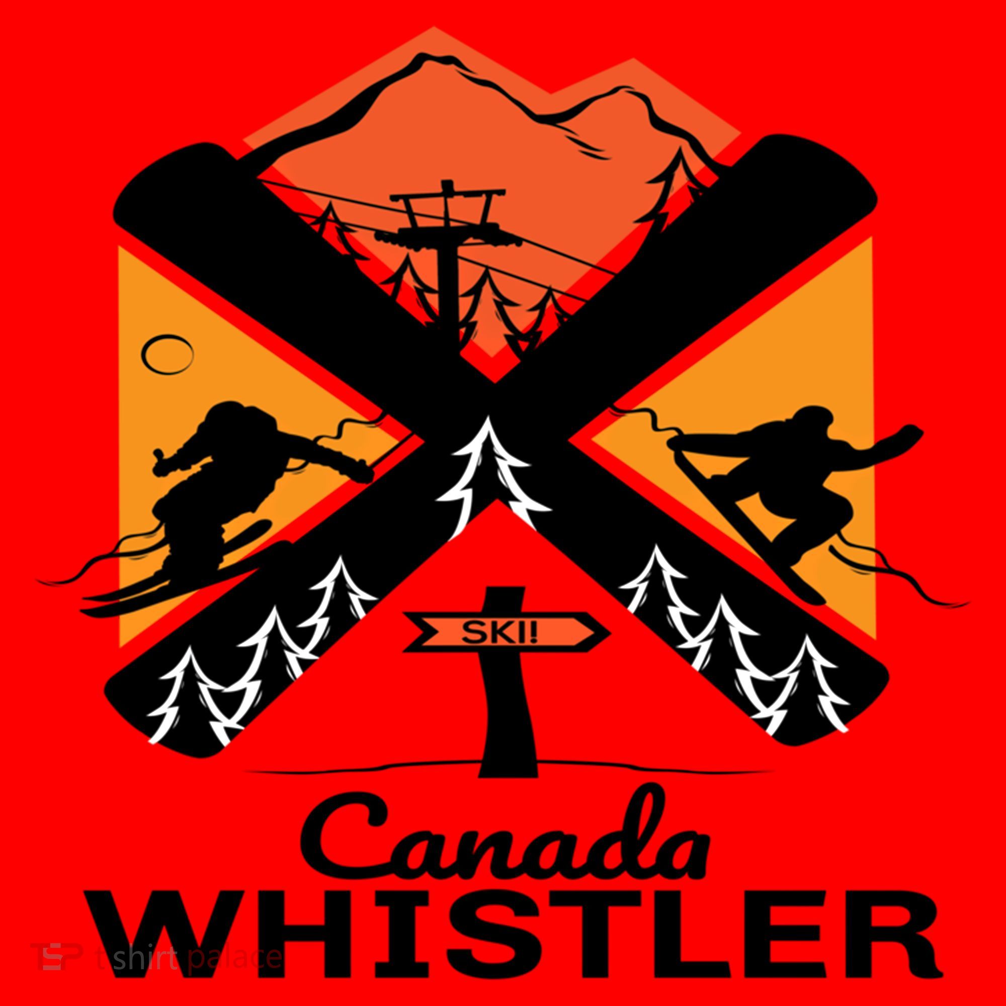 Whistler Ski Funny Gift Skiing And Snowboard Accessories Santa Hat