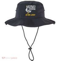 World's Silliest Goose On The Loose Funny Bucket Hat thumb 0