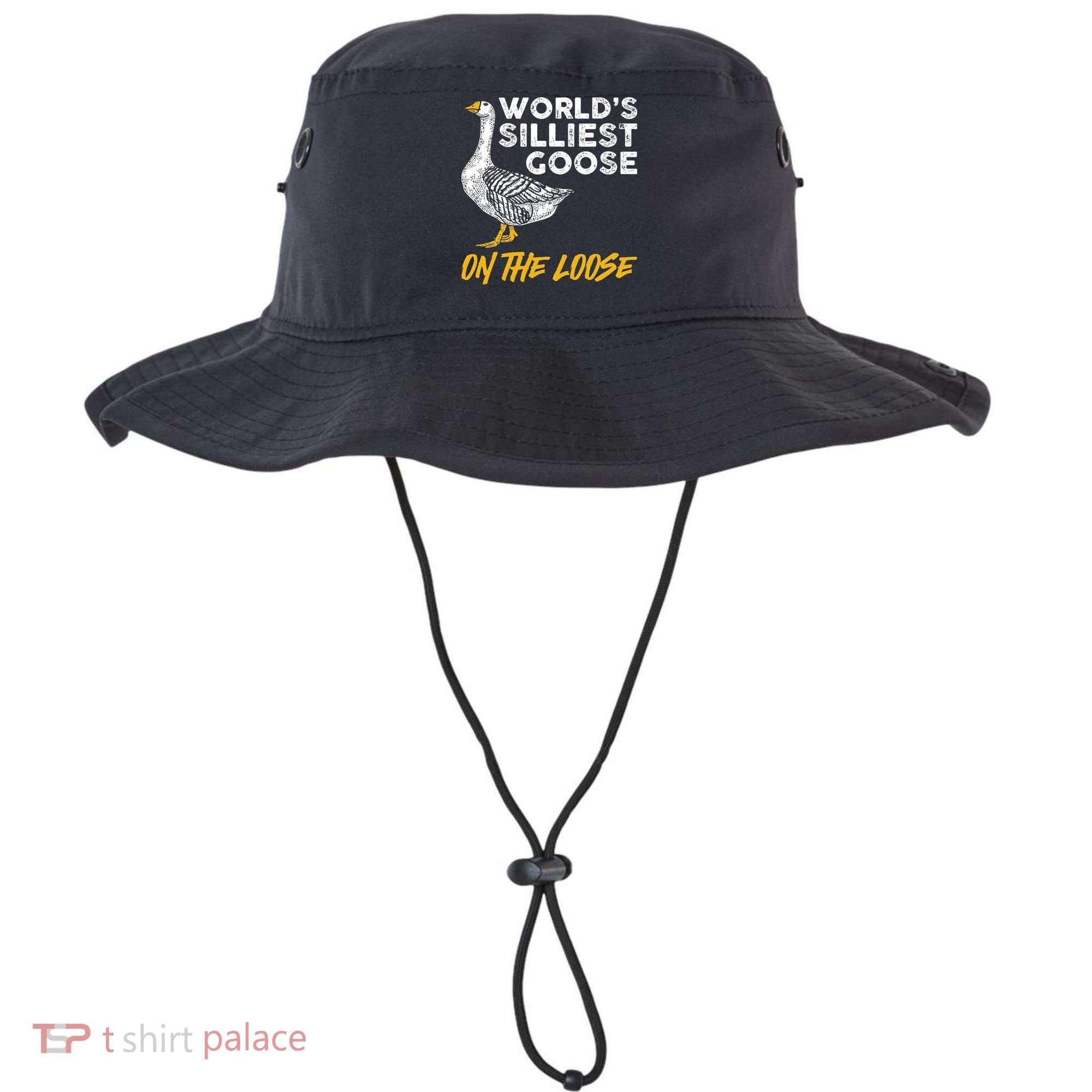 World's Silliest Goose On The Loose Funny Bucket Hat