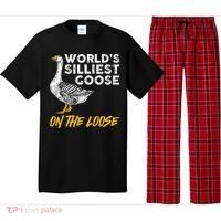 World's Silliest Goose On The Loose Funny Pajama Set thumb 0