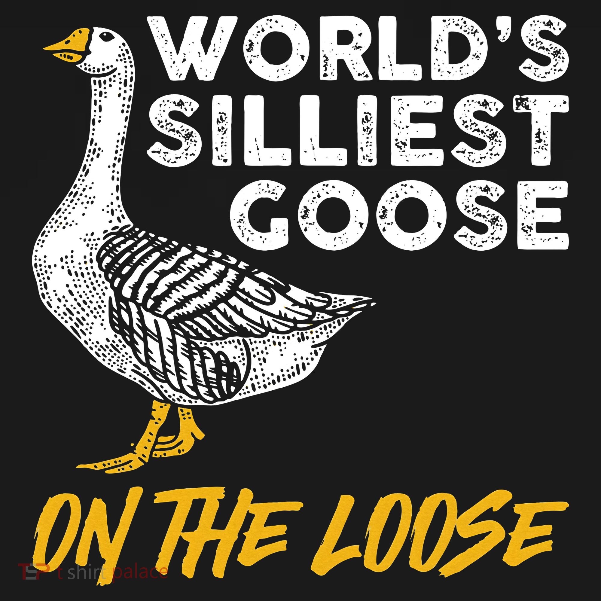 World's Silliest Goose On The Loose Funny Women's Hoodie