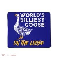 World's Silliest Goose On The Loose Funny Mousepad thumb 0