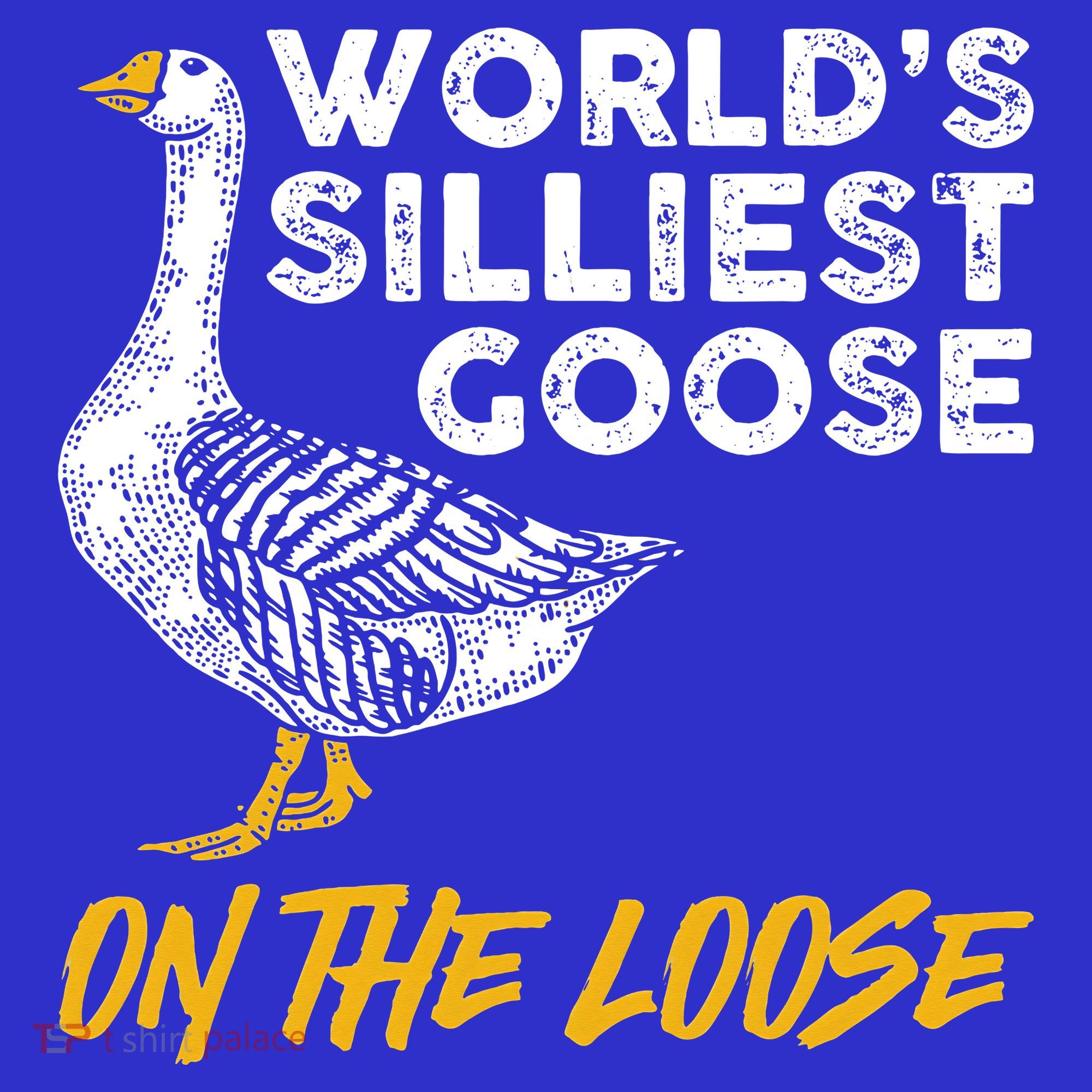 World's Silliest Goose On The Loose Funny Women's Tank Top