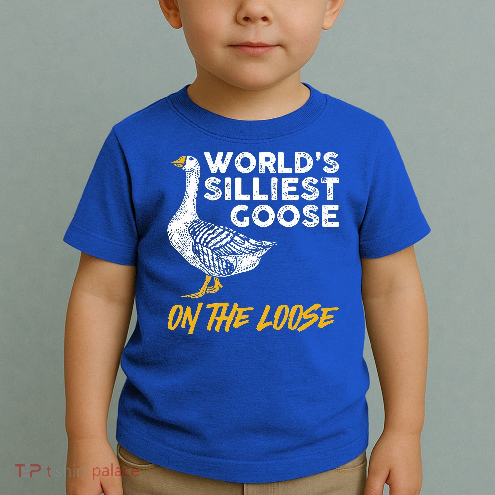 World's Silliest Goose On The Loose Funny Toddler T-Shirt