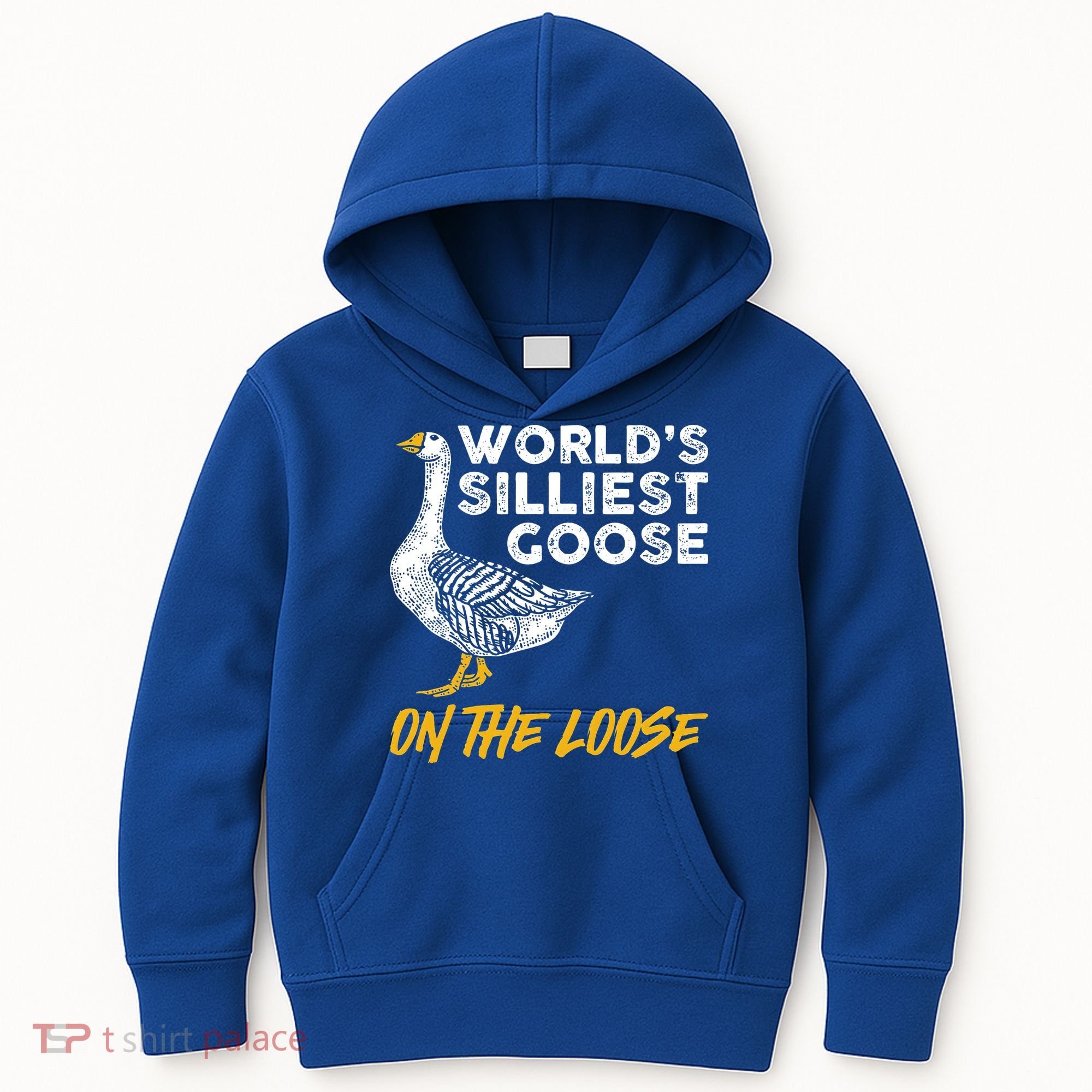 World's Silliest Goose On The Loose Funny Kids Hoodie