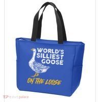 World's Silliest Goose On The Loose Funny Tote Bag thumb 3