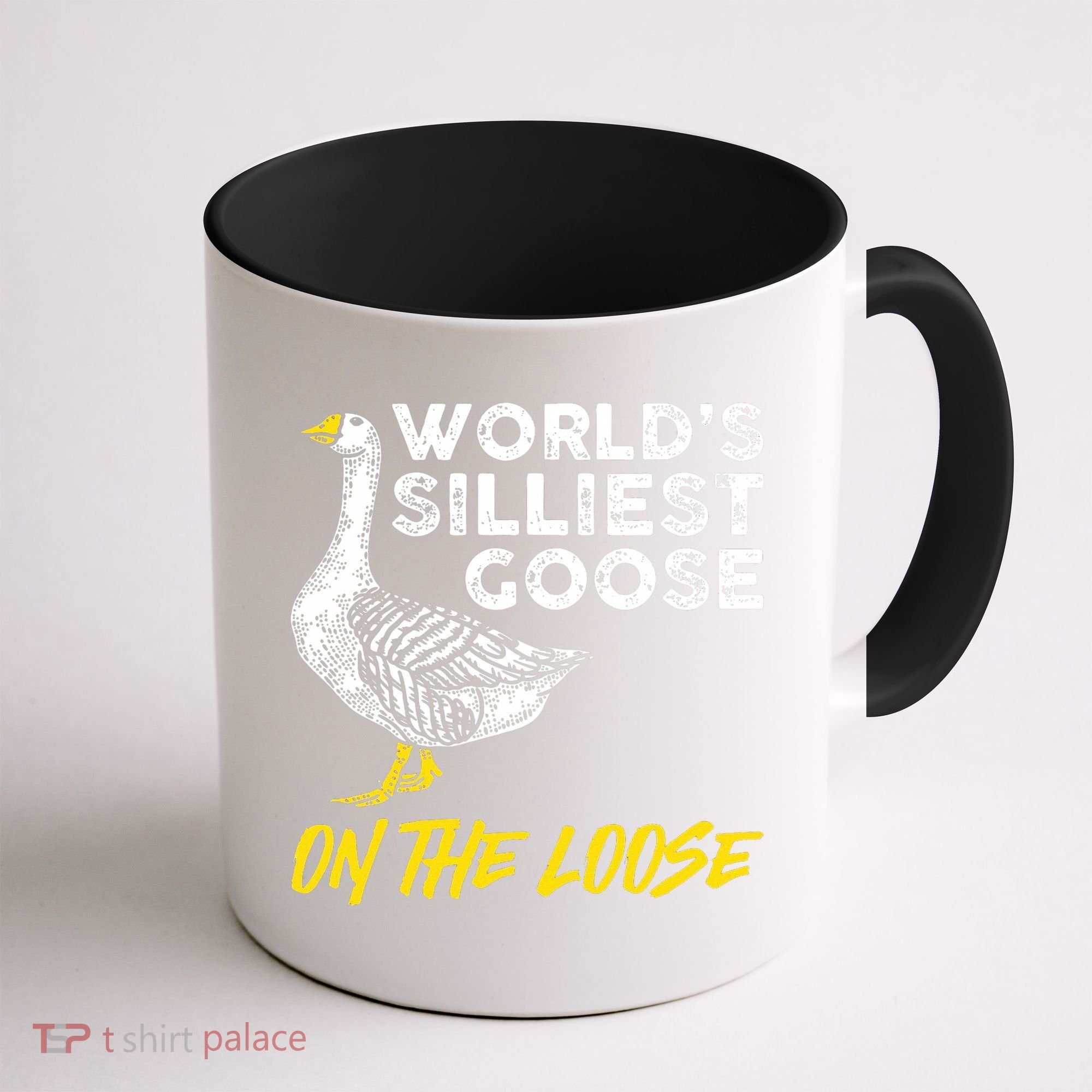 Worlds Silliest Goose On The Loose Funny Coffee Mug