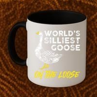 Worlds Silliest Goose On The Loose Funny Coffee Mug thumb 2
