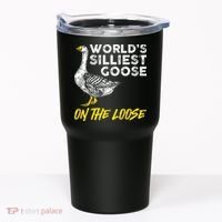 Worlds Silliest Goose On The Loose Funny Tumbler thumb 0