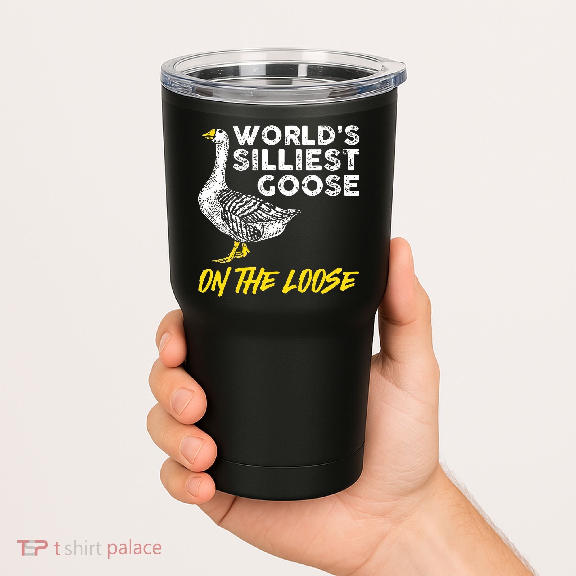 Worlds Silliest Goose On The Loose Funny Tumbler