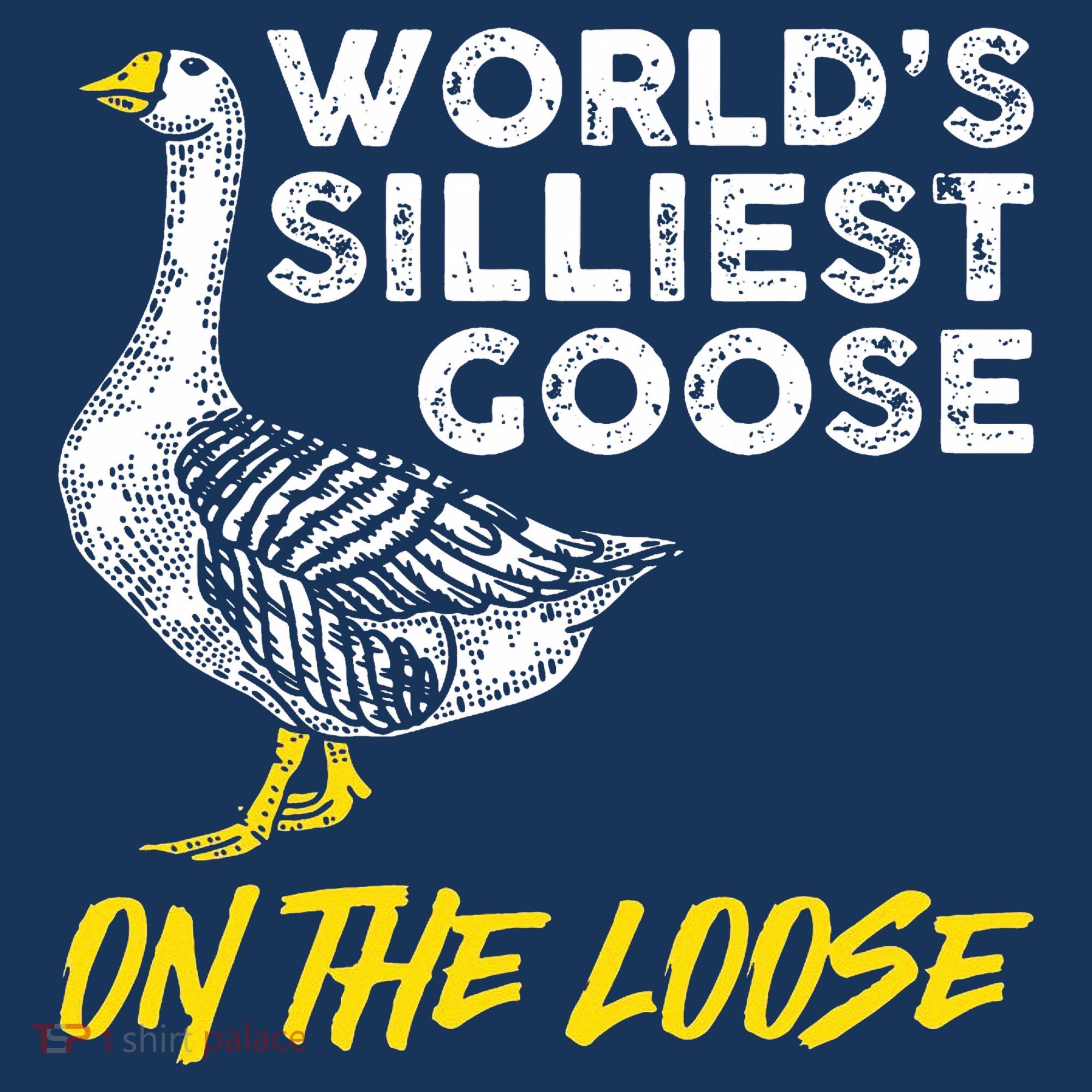 Worlds Silliest Goose On The Loose Funny Women's Hoodie