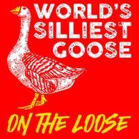 Worlds Silliest Goose On The Loose Funny Santa Hat thumb 1