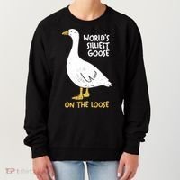 Worlds Silliest Goose On The Loose Women's Sweatshirt thumb 0