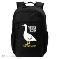 Worlds Silliest Goose On The Loose Backpack thumb 0