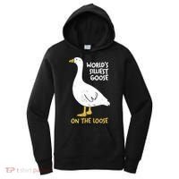 Worlds Silliest Goose On The Loose Women's Hoodie thumb 0