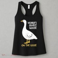 Worlds Silliest Goose On The Loose Women's Tank Top thumb 3