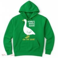 Worlds Silliest Goose On The Loose Hoodie thumb 0