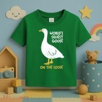 Worlds Silliest Goose On The Loose Toddler T-Shirt thumb 3