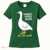 Worlds Silliest Goose On The Loose Women's T-Shirt thumb 0