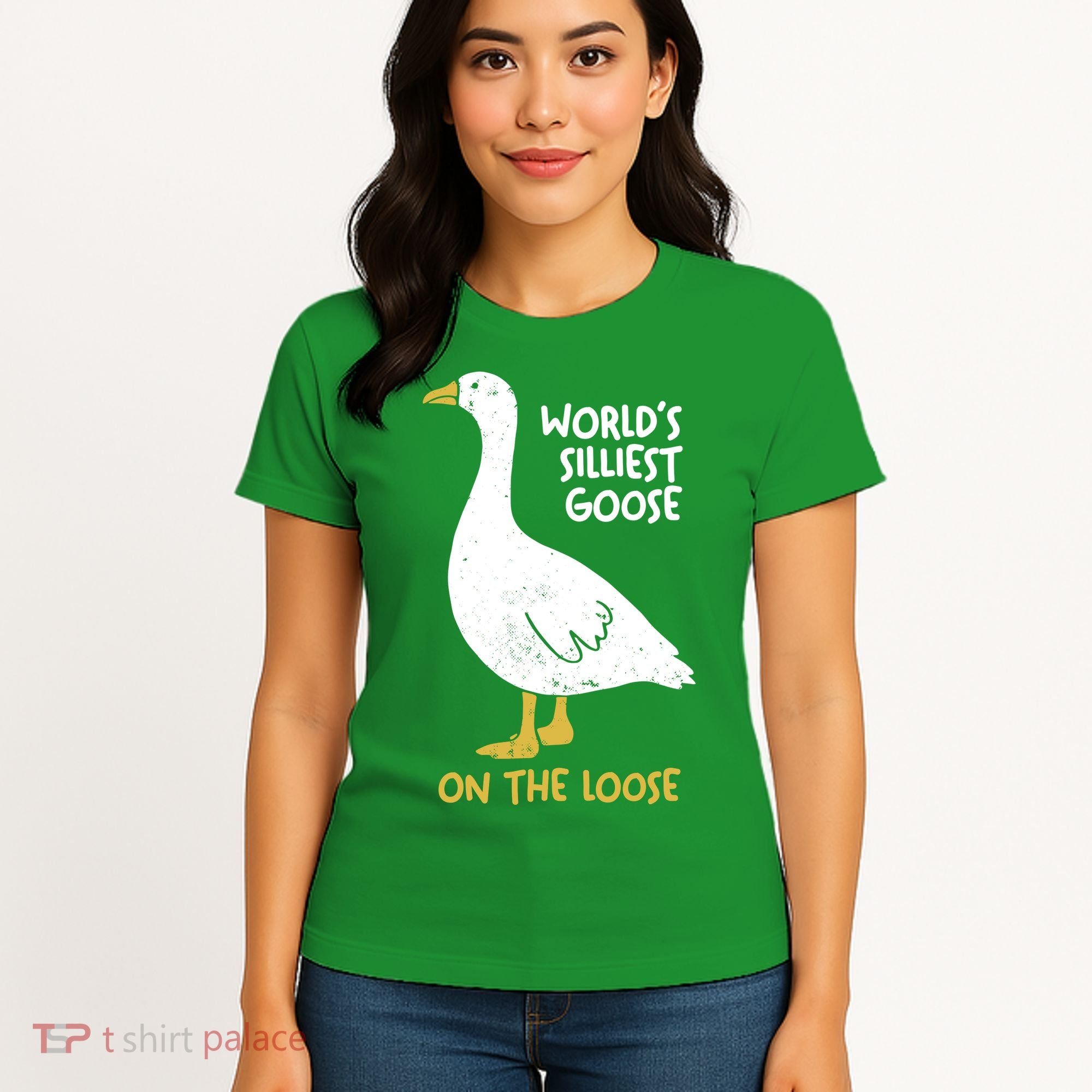 Worlds Silliest Goose On The Loose Women's T-Shirt