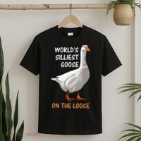 World's Silliest Goose On The Loose Funny Silly T-Shirt thumb 2