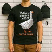 World's Silliest Goose On The Loose Funny Silly T-Shirt thumb 6