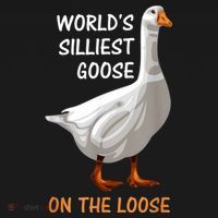 World's Silliest Goose On The Loose Funny Silly Women's Tank Top thumb 5