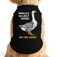 Worlds Silliest Goose On The Loose Doggie Tank thumb 0