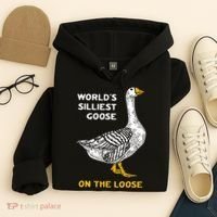 Worlds Silliest Goose On The Loose Hoodie thumb 4