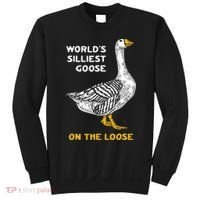 Worlds Silliest Goose On The Loose Sweatshirt thumb 0