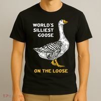 Worlds Silliest Goose On The Loose T-Shirt thumb 3