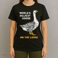 Worlds Silliest Goose On The Loose T-Shirt thumb 4