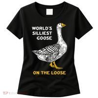 Worlds Silliest Goose On The Loose Women's T-Shirt thumb 0