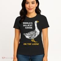 Worlds Silliest Goose On The Loose Women's T-Shirt thumb 4