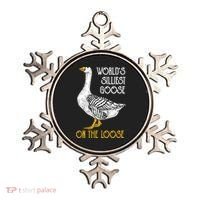 World's Silliest Goose On The Loose Funny Ornament thumb 0