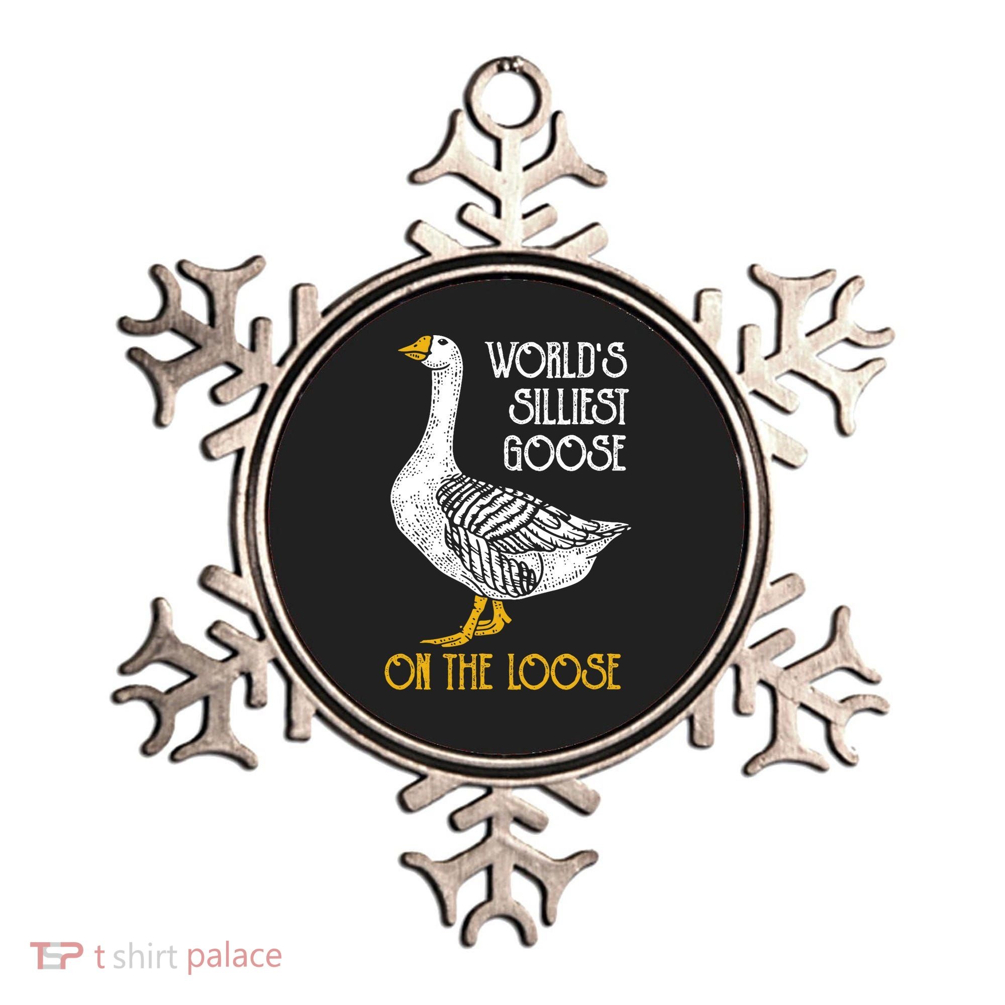World's Silliest Goose On The Loose Funny Ornament