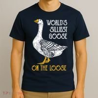 World's Silliest Goose On The Loose Funny T-Shirt thumb 3