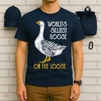World's Silliest Goose On The Loose Funny T-Shirt thumb 6