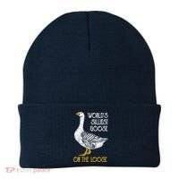 World's Silliest Goose On The Loose Funny Beanie thumb 0