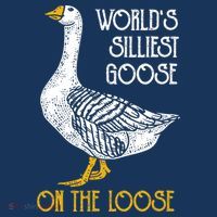 World's Silliest Goose On The Loose Funny Women's Hoodie thumb 2