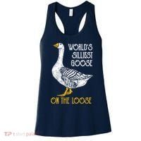World's Silliest Goose On The Loose Funny Women's Tank Top thumb 0