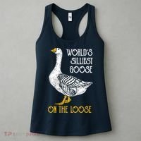 World's Silliest Goose On The Loose Funny Women's Tank Top thumb 3
