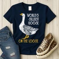 World's Silliest Goose On The Loose Funny Women's T-Shirt thumb 3