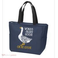World's Silliest Goose On The Loose Funny Tote Bag thumb 3
