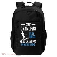 Water Ski Grandpa Skiing Waterski Waterskiing Holiday Waves Great Gift Backpack thumb 0