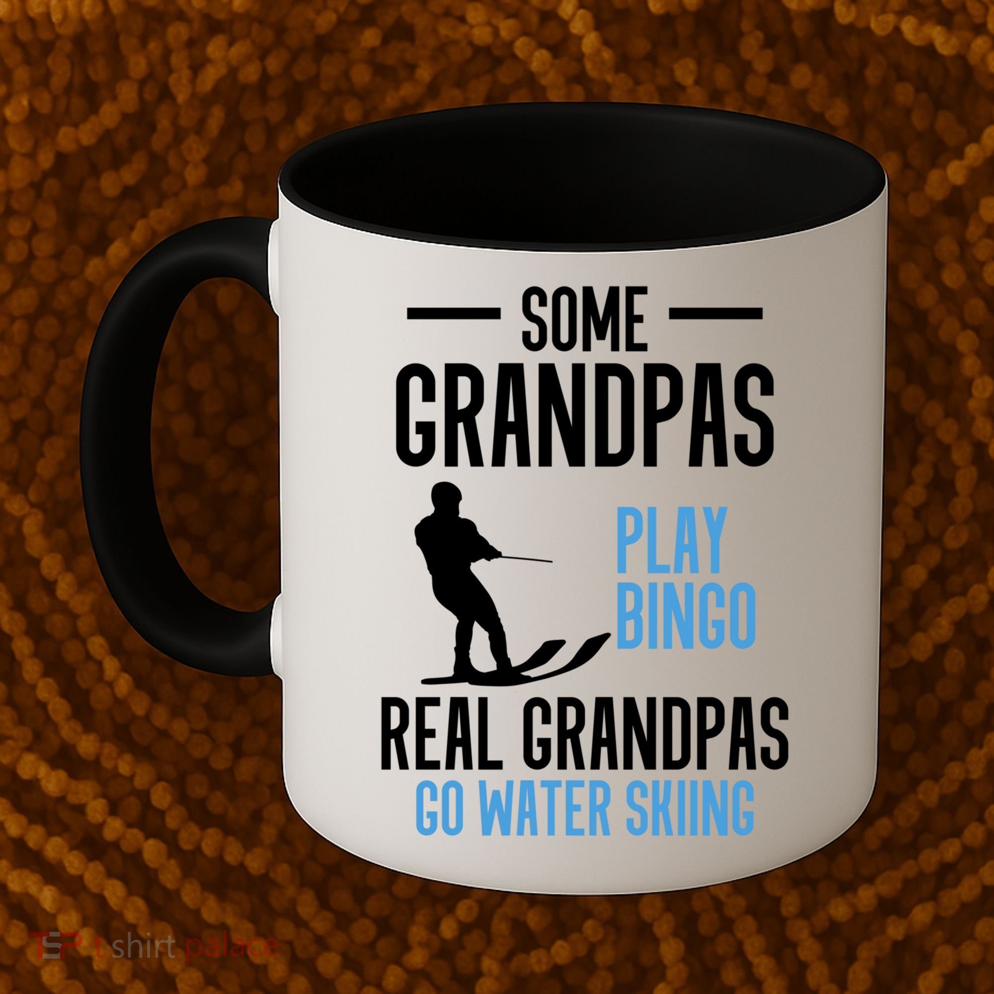 Water Ski Grandpa Skiing Waterski Waterskiing Holiday Waves Great Gift Coffee Mug
