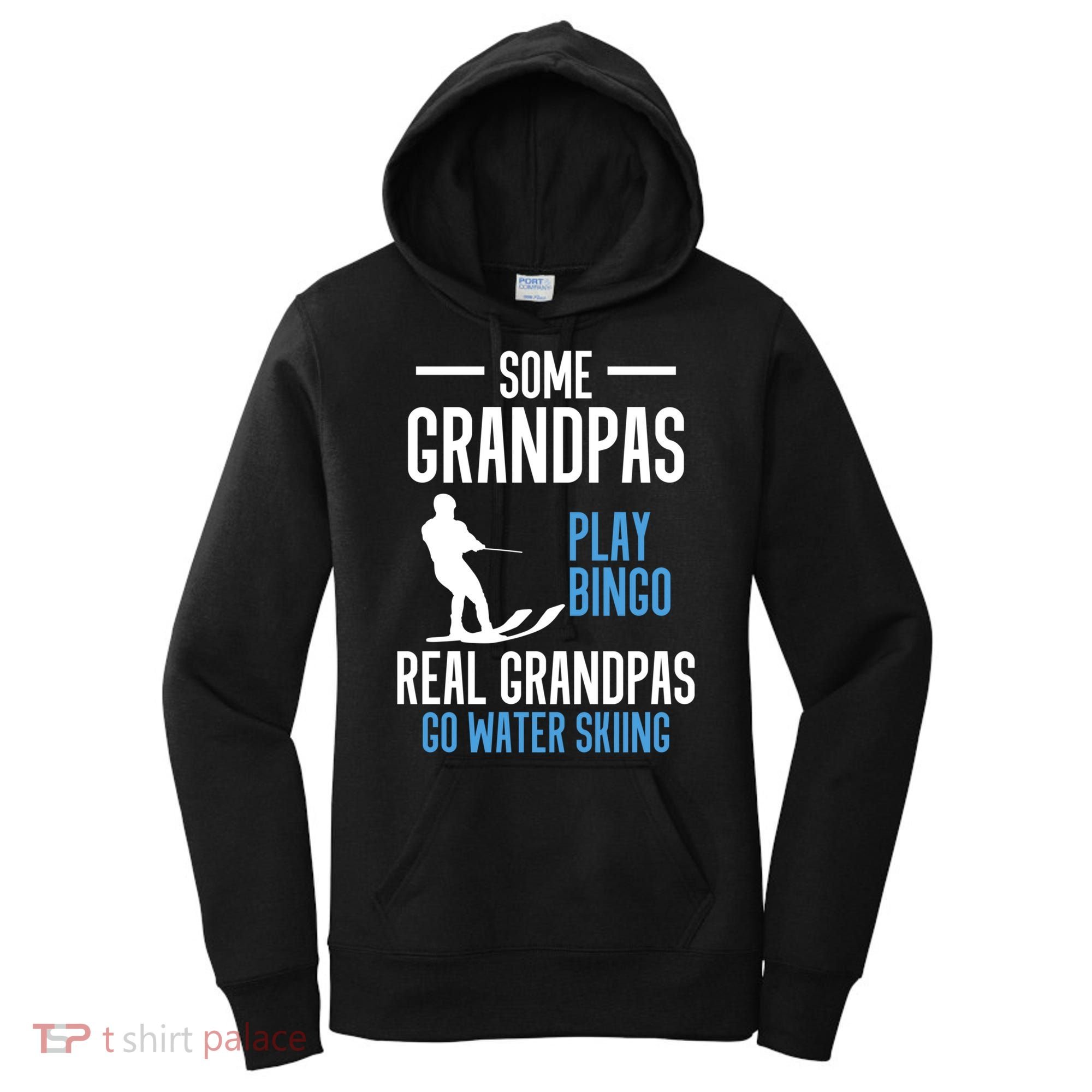 Water Ski Grandpa Skiing Waterski Waterskiing Holiday Waves Great Gift Women's Hoodie