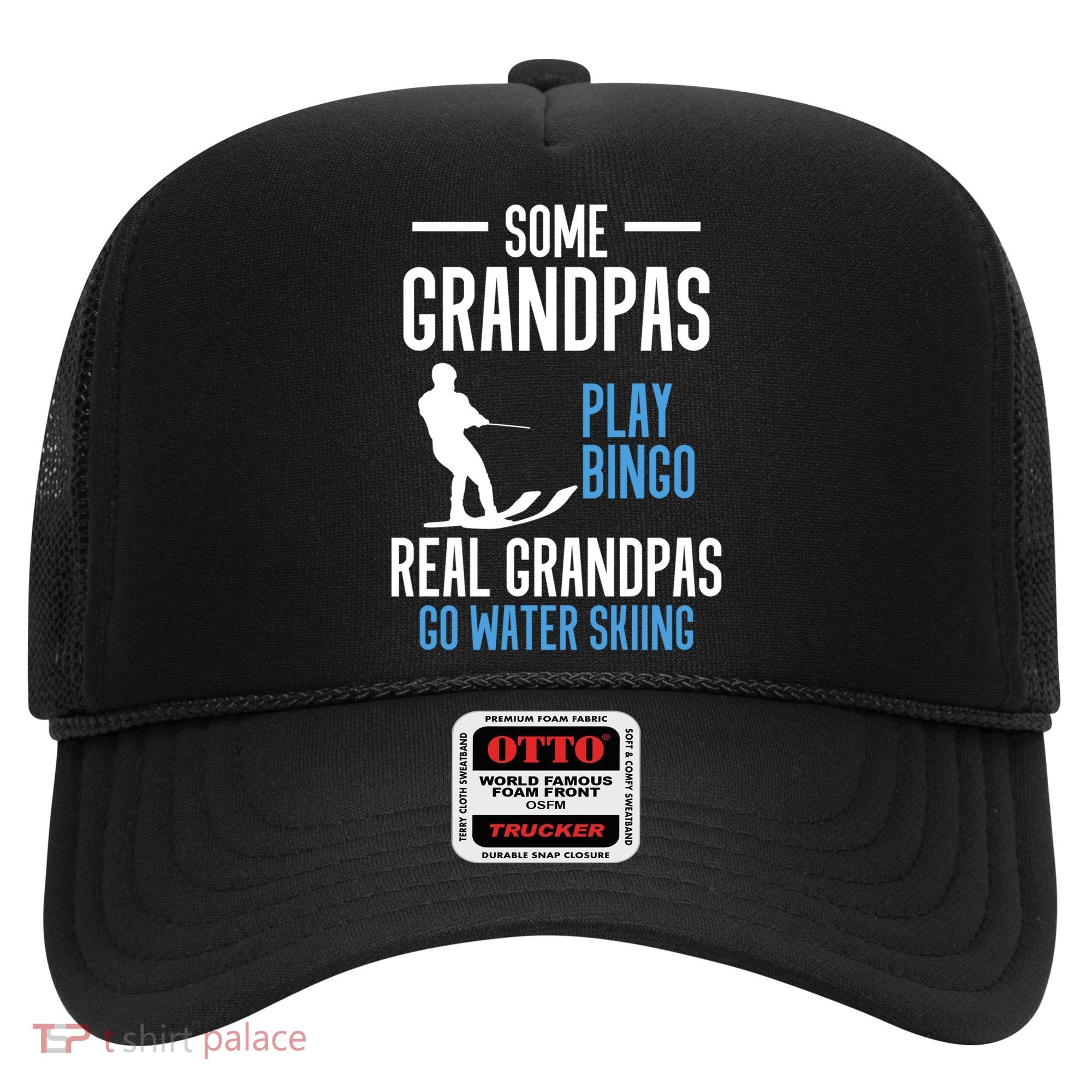Water Ski Grandpa Skiing Waterski Waterskiing Holiday Waves Great Gift Hat