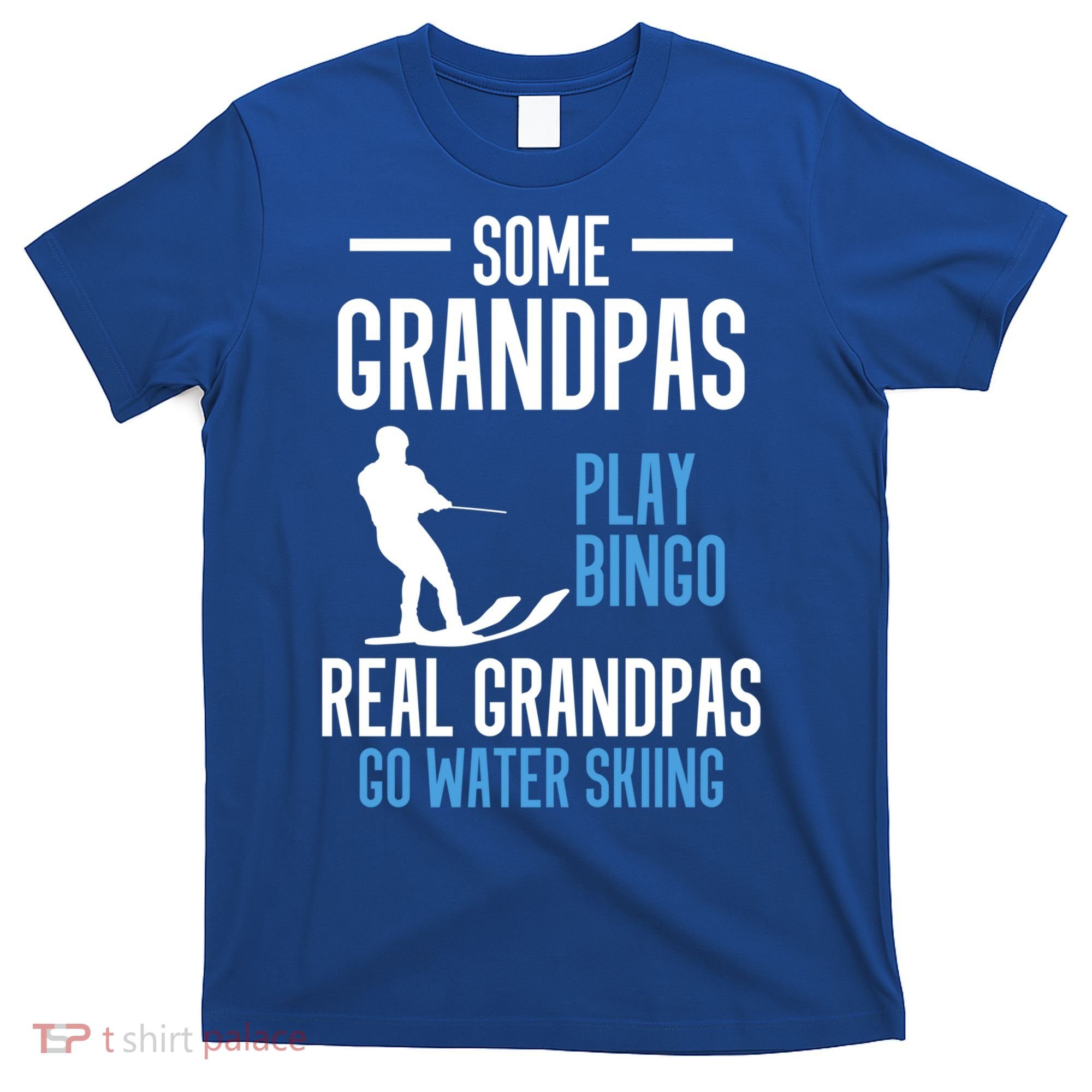 Water Ski Grandpa Skiing Waterski Waterskiing Holiday Waves Great Gift T-Shirt