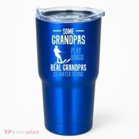 Water Ski Grandpa Skiing Waterski Waterskiing Holiday Waves Great Gift Tumbler thumb 0
